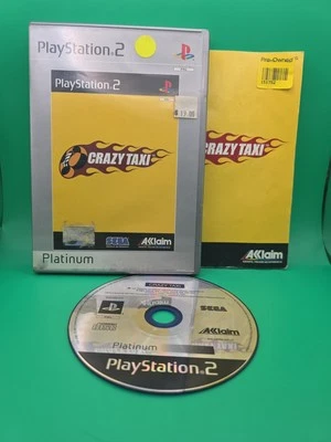 Crazy Taxi (PlayStation 2, 2001) PS2 PAL Complete W Manual - Image 1 of 3