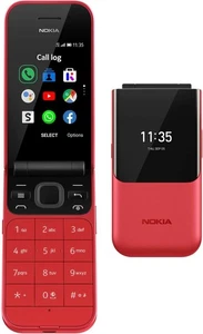 Nokia 2720 Flip 4G Dual SIM Unlocked, 2.8 Inch-Brand New Sealed Box-Red - Afbeelding 1 van 4