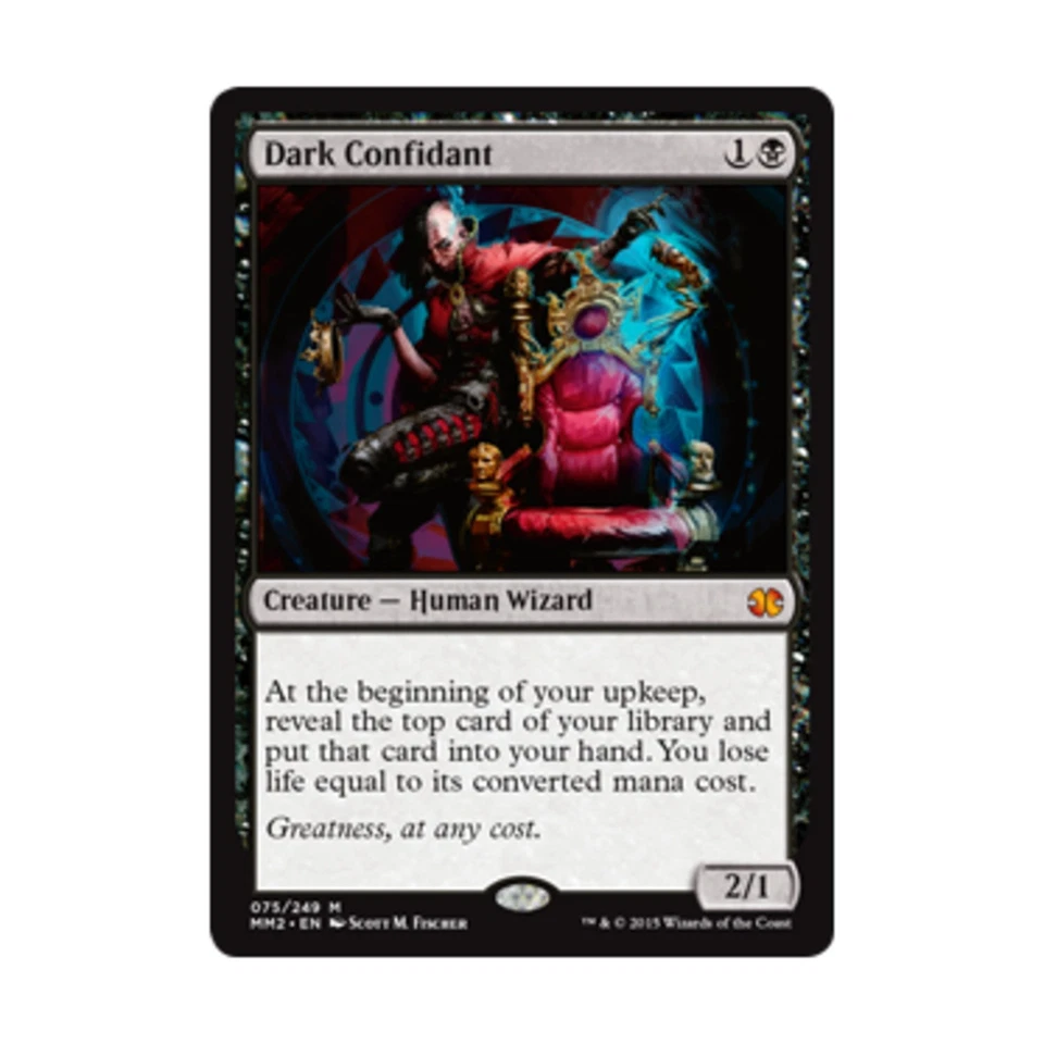 WOTC MtG Modern Masters 2015 Dark Confidant (MR) (Foil) NM - Image 1 of 1