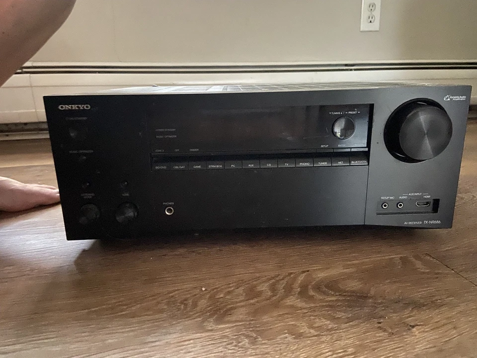 THX Certified Onkyo TX-NR686 7.2-Ch Receiver with Dolby Atmos, 4K HDR, Chromecas - Image 1 of 3