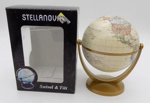 Stellanova Swivel & Tilt Mini Globe Antique Style 4 Inch Dia. New Old Stock - Picture 1 of 1
