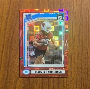 2024 Donruss Optic #393 Marvin Harrison Jr. Preview Red Pandora Rated Rookie RC - Picture 1 of 2