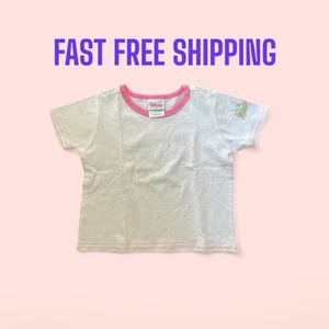 Disney Tinkerbell Tee-Shirt Size 3T Girl Fairies 100% Cotton Made in USA New - Picture 1 of 6