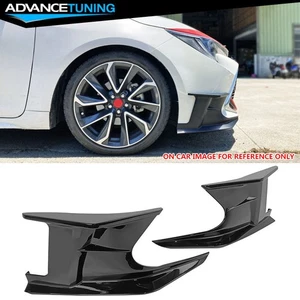 Parachoques delantero negro brillante Canards para Toyota Corolla Hatchback E210 19-25 5 puertas - Imagen 1 de 10