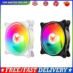 COOLMOON 120mm Case Fan 24 LED Mute Ventilador Computer Chassis Fans Accessories - Afbeelding 1 van 14