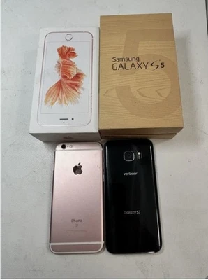 Apple iPhone 6s and Samsung Galaxy S7 Lot Of 2 - Image 1 of 4