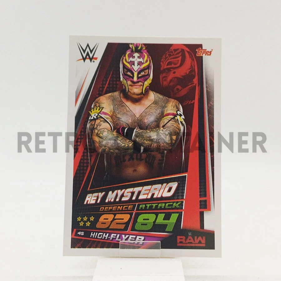 TOPPS WWE Slam Attax Universe 2019 Wrestling Card - 45 Rey Mysterio - Image 1 of 1