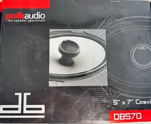 Altavoces coaxiales para automóvil Polk Audio DB570 DB+ serie 5x7" marina UTV ATV totalmente nuevos - Imagen 1 de 3