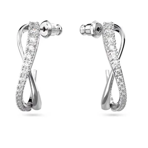 Swarovski Twist Creolen weiß rhodiniert 5563908 – elegantes Geschenk - Bild 1 von 1