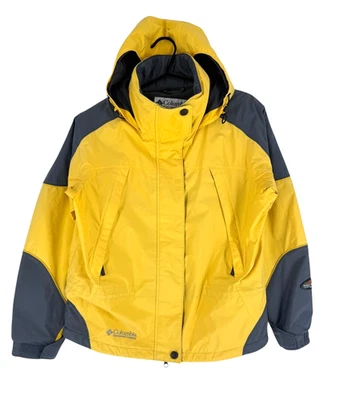 Columbia Mujeres Capucha Omi-Shield Impermeable Abrigo de Lluvia Chaqueta Abrigo Talla M Foto 1 de 4