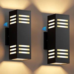 Moderne Dusk to Dawn Außenleuchte Wandhalterung, Aluminium Rostschutz Outd... - Bild 1 von 8