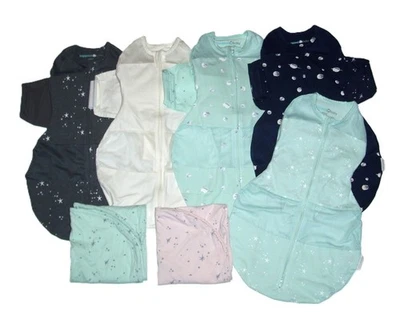 Happiest Baby SNOO Sleepea пеленки размер маленький SleepSack лот из 5 плюс 2 простыни - Изображение 1 из 3