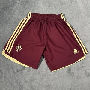 Leeds United Shorts Mens Medium Adidas AEROREADY Soccer Football EPL - Picture 1 of 12