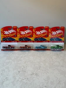 2007 Hot Wheels Classics Series 3 ‘52  CHEVY TRUCK 4 Color Set - Picture 1 of 10