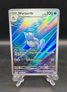 Pokémon TCG Wartortle 171/165 Scarlet & Violet 151 Illustration Rare Holo Card - Picture 1 of 2
