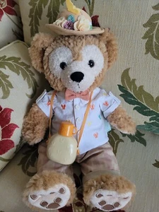 RARE Tokyo Disney Sea Duffy Bear Spring in Bloom Costume Clothes Outfit 17in TDS - Picture 1 of 14