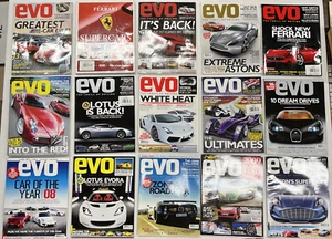 Evo Magazine 2007-11 Bundle Lot 19 Magazines Cars Racing Sport Octane Automotive - Picture 1 of 9