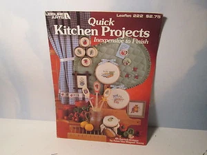 Leisure Arts Quick Kitchen Projects Leaflet 222 Anne Van Wagner Young - Picture 1 of 1