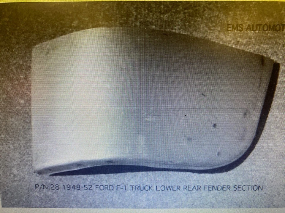Ford Pickup 1948 1949 1950 1951 1952 panel de reparación guardabarros delantero inferior derecho Foto 1 de 1