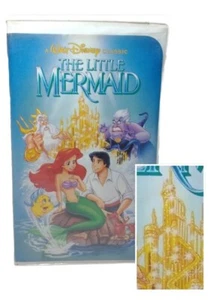 VERBOTEN Disney Die kleine Meerjungfrau VHS Band 1989 seltener Druck Sammlerfilm GUC - Bild 1 von 11