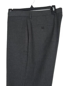 Lauren Ralph Lauren Classic-Fit Dress Pant Grey Houndstooth Check 34x30 NWOT - Picture 1 of 4