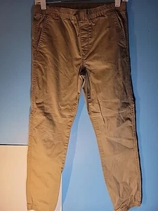 Lazer Boys Drawstring Khaki Pants Size 14 - Picture 1 of 7