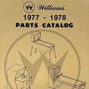 1977-1978 Williams Parts Catalog Pinball Arcade Shuffle Manual ORIGINAL - Picture 1 of 4
