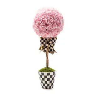 Brand New Mackenzie Childs Pink Topiary Large Drop In… - Picture 1 of 1