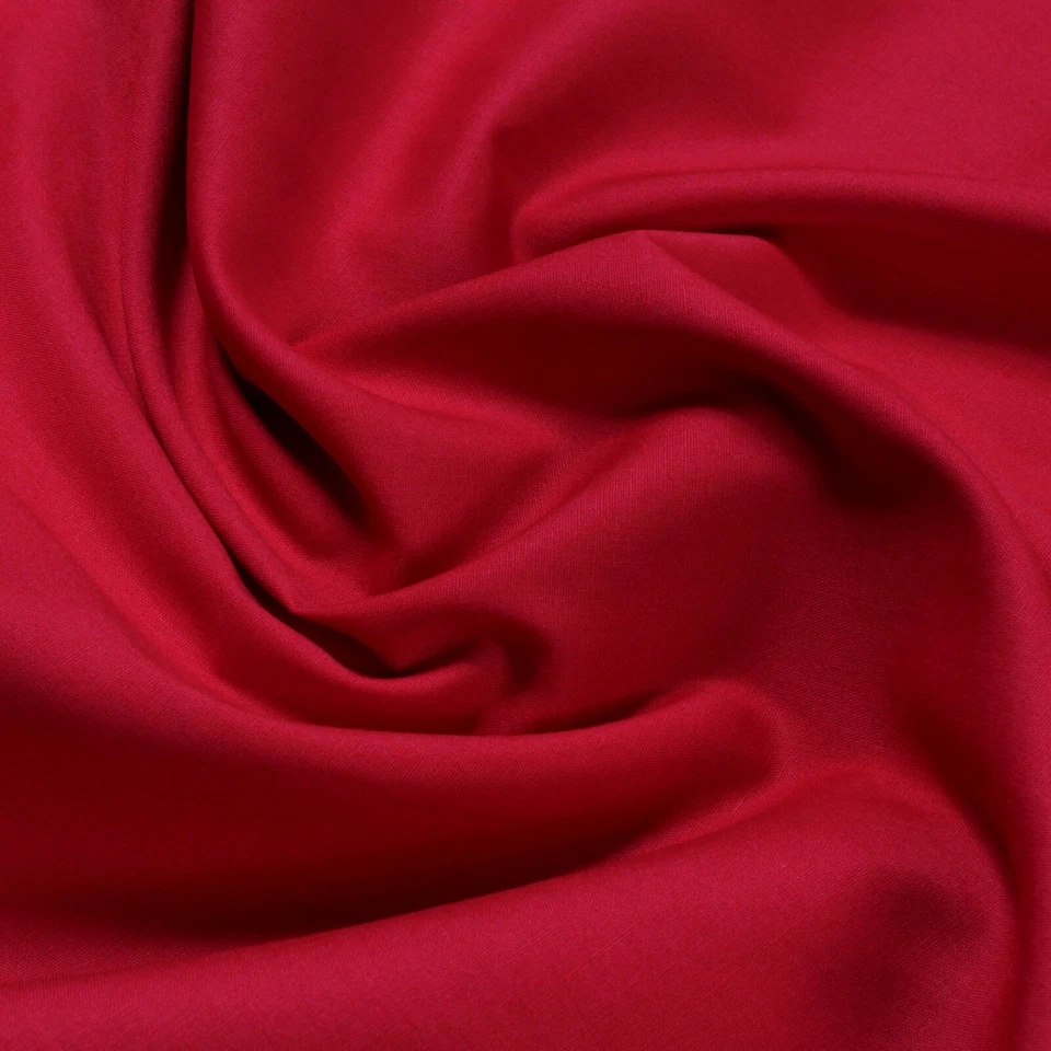 Stoff Baumwolle Popeline rot Baumwollstoff - Bild 1 von 1