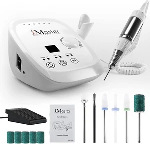 JCMaster Cortauñas Eléctrico Máquina Cortauñas Control Táctil 35000RPM con Pedal - Imagen 1 de 9