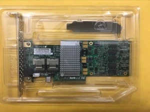 AOC-SAS2LP-H8IR SUPERMICRO 6Gb/s Eight-Port SAS Internal RAID Adapter - Picture 1 of 5
