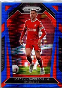 2020-21 Panini Prizm Premier League Blue Pulsar Prizm /195 #246 Jordan Henderson - Picture 1 of 2