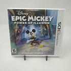 Epic Mickey: Power of Illusion (Nintendo 3DS) Game NO MANUAL Tested