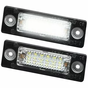 2Tlg LED Kennzeichenbeleuchtung für VW Golf T5 T6 Passat Kennzeichen Beleuchtung - Bild 1 von 8