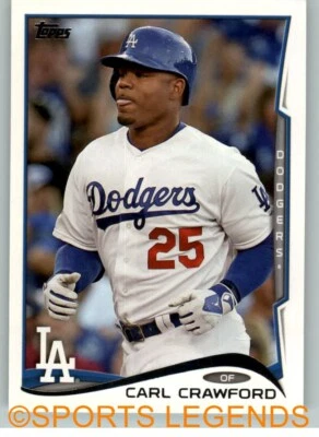 2014 Topps MLB #566 Carl Crawford - Image 1 of 2