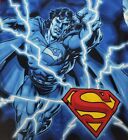 Vintage 2002 Warner Bros Superman Men's Size Xl All Over Graphic Button Up Shirt