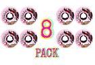 Moxi Fundae Pink Quad Roller Skate 8 Pack Wheels Size 57m Outdoor 92A Hardness 