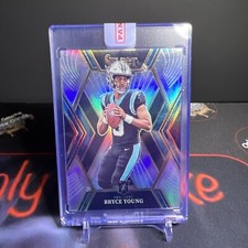 2022 Bryce Young Panini Select XRC Silver Prizm SSP #501 Carolina Panthers