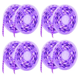 LED UV Strip Light 12V Ultraviolet Flexible Purple Lighting Party Light Strip - Picture 1 of 16