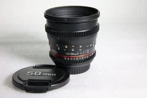 Walimex Pro 50mm T1.5 Cine Objektiv für Canon EF - Bild 1 von 5