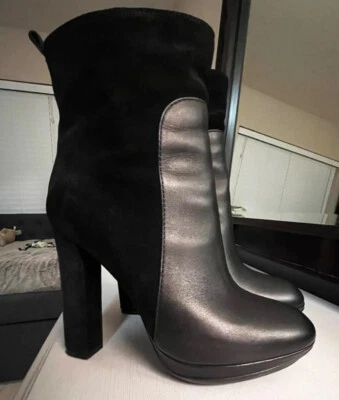 Botas negras Lanvin de diseñador, talla 40 (talla 10 de Estados Unidos). casi nunca usado Foto 1 de 4