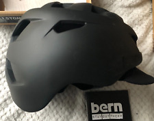 Bern Allston Casual Helmet Matte Black. Medium. 55.5-59cm