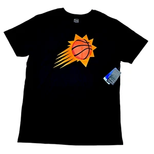 Phoenix Suns Men’s Size Large Black NBA T-Shirt Cotton Crewneck Short Sleeve New - Picture 1 of 7