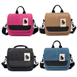 Camera Bag, Small Camera Case Camera Shoulder Bag Purse Waterproof Canvas Bags - Picture 1 of 12