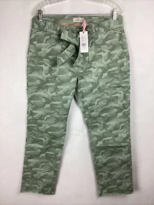 Pantalones chinos Vineyard Vines camuflados utilitarios diarios talla 12 verdes nuevos Foto 1 de 4