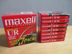 14 Maxell Audiokassetten UR90 *versiegelt* - Bild 1 von 6