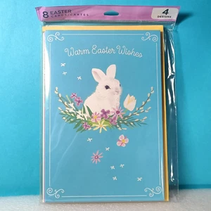 Hallmark Warm Easter Wishes tarjetas paquete de 8 de 4 diseños Pensamientos de ti - Imagen 1 de 3