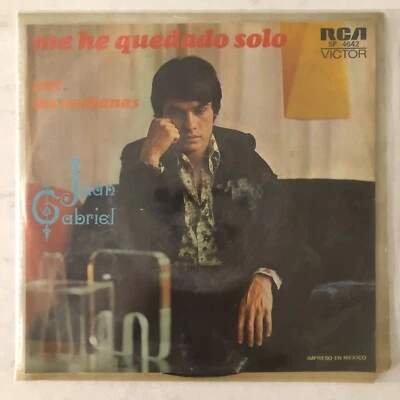 JUAN GABRIEL - ME HE QUEDADO SOLO - 1976 MEXICAN 7¨ SINGLE PS, LATIN POP - Image 1 of 4