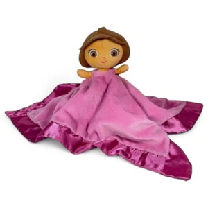 Nickelodeon Dora the Explorer Security Blanket Lovey Plush 16x16 2013 Silky Edge - Picture 1 of 20