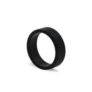 Potente anillo magnético negro de neodimio - anillo de utilería Magic Illusions PK tallas 8-10 - Imagen 1 de 6